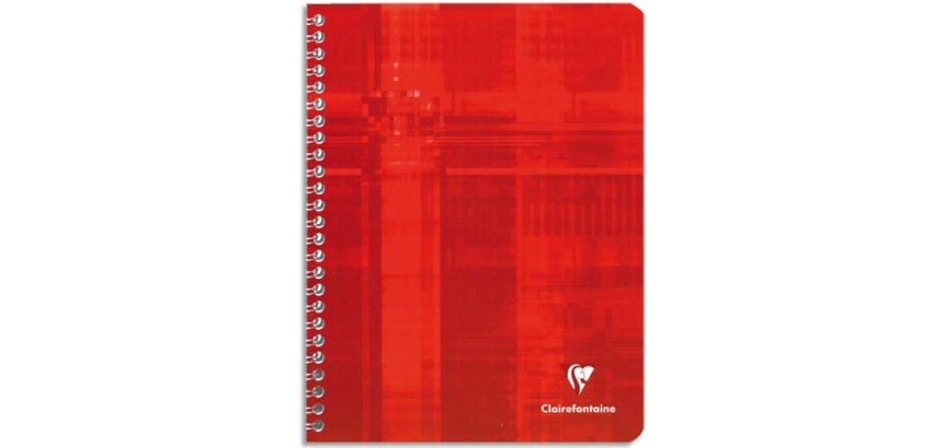 Cahier reliure intégrale 17x22 cm 224 pages grands carreaux - Assortis