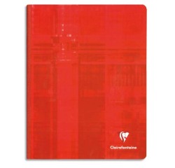 Cahier brochure dos toilé A4 288 pages petits carreaux - Assortis