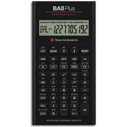 Calculatrice financière BA II Plus Pro IIBAPRO/TBL/4E6/B