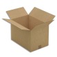 Paquet de 25 caisses américaines simple cannelure en kraft brun - Dimensions : 45 x 30 x 30 cm