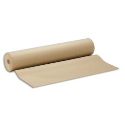 Rouleau en kraft brun 72 g/m² - Hauteur 120 cm x Longueur 300 mètres