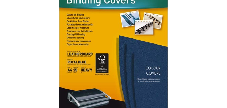 Couverture pour reliure Delta, grain cuir