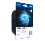 Multipack Jet d'encre HC Cyan/Magenta/Jaune LC1280XLRBWBP