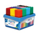 Feutre coloriage giotto turbo maxi ultra lavable testé dermatologiquement pointe bloquée schoolpack 108 unités