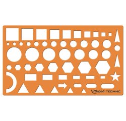 Normographe TECHNIC, orange