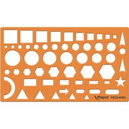 Normographe TECHNIC, orange