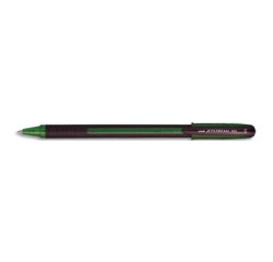 Stylo-bille uniball jetstream 101 pointe moyenne trait      0,5mm encre gel capuchon grip ergonomique coloris vert