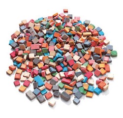 Mosaique antique culture club 0.5x0.5cm seau de 1kg 6000    pieces coloris assortis