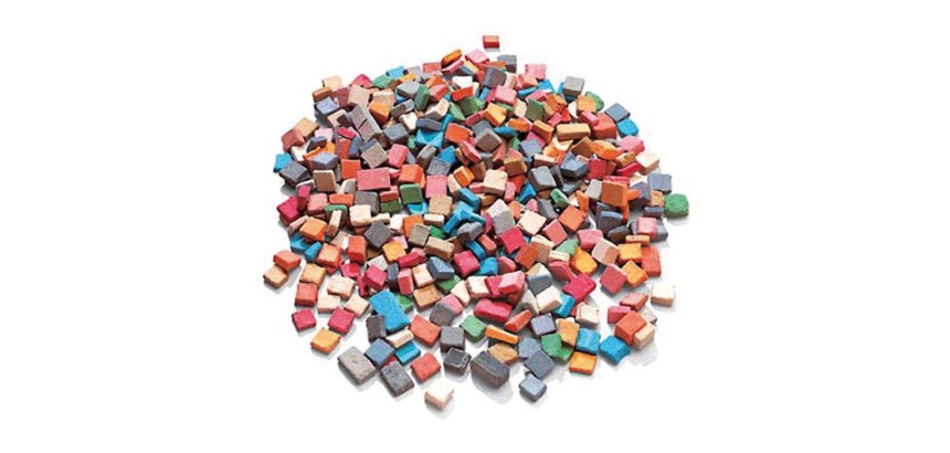 Mosaique antique culture club 0.5x0.5cm seau de 1kg 6000    pieces coloris assortis