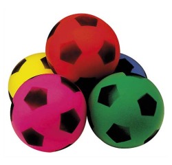 Ballons de football en mouse first loisirs 12 cm 40g