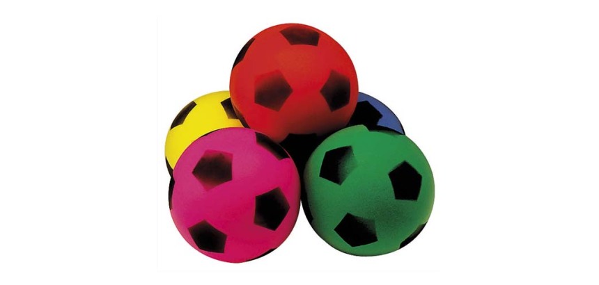 Ballons de football en mouse first loisirs 12 cm 40g