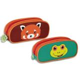 Baby Animals : Trousse ovale 20x9x5cm - 2 visuels : Grenouille, Panda Roux
