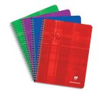 Cahier reliure intégrale 17x22 cm 224 pages petits carreaux - Assortis