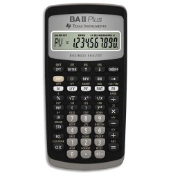 Calculatrice financière BA-II-Plus IIBAPL/TBL/4E2/B