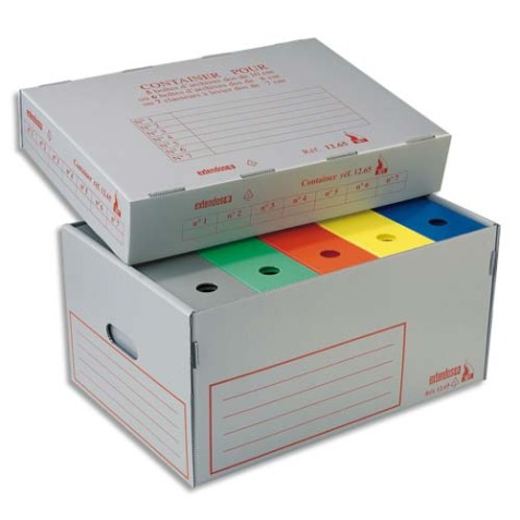 Container ignifugé polypro alvéolé Extendos H 38 x L 54,5 x P 27 cm 100% recyclable