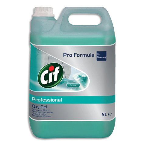 Bidon 5 L nettoyant multi-usage oxygel à l'oxygène actif fraîcheur océan Pro Formula