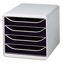 Module de classement Big Box 4 tiroirs Office - Noir