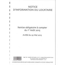 Notice d'information du locataire