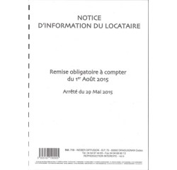 Notice d'information du locataire