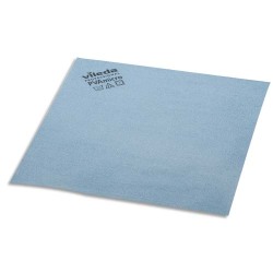 Paquet de 5 Lavettes en microfibre recouvert de PVA - Dimensions L38 x H35 x P0,1 cm Bleu