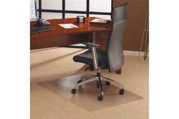 Tapis protège-sols, sols durs ou moquette en polycarbonate - L200 x H150 cm transparent