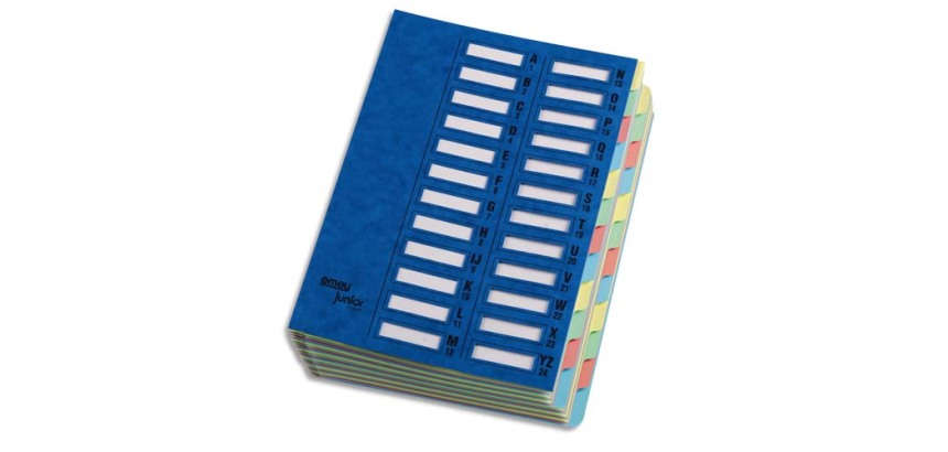 Trieur Junior, 24 compartiments, bleu