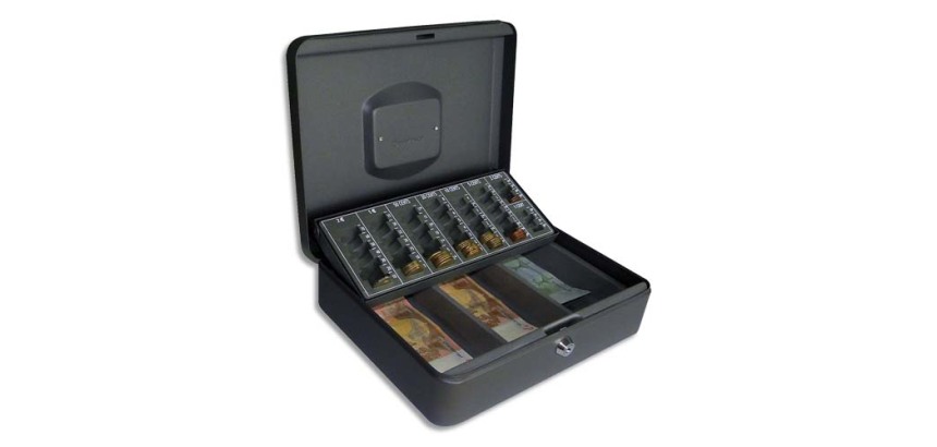 Caisse à monnaie avec trieur de pièces