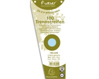 Intercalaires trapèze carte bristol unies perforées Forever - 105 x 240 mm - Paquet de 100