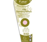 Intercalaires trapèze carte bristol unies perforées Forever - 105 x 240 mm - Paquet de 100