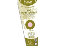 Intercalaires trapèze carte bristol unies perforées Forever - 105 x 240 mm - Paquet de 100 - rose