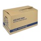 Boîte transport spéciale livre, capacité 30Kg - Dimensions : L57,5 x H29,5 x P33,5 cm brun