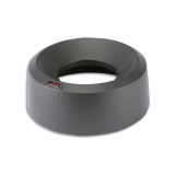 Couvercle entonnoir rond pour collecteur Iris - Diamètre 38 cm, hauteur 15 cm coloris Noir