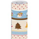 Rouleau papier cadeau ALLIANCE 60g Grande Longueur 50x0,7m imprimé Noël