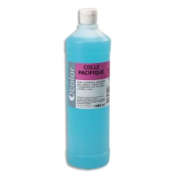 1litre colle synthétique forte. Non toxique. Lavable à l'eau. Collage papiers et cartons.