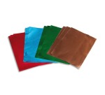 Feuille metal o'color a repousser a4 aluminium        coloris assortis sachet 12    unites
