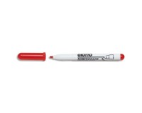 Marqueur giotto robercolor effaçable tableau blanc pointe medium ogive 4 mm coloris rouge