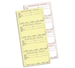 Carnet de messages reçus autocopiant, 322 x 140 mm