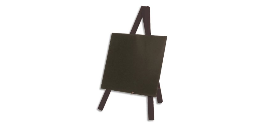 Ardoise de table MINI avec trépied, noir