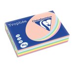 Papier couleur clairefontaine trophée multifonction a3 80g/m2 couleurs assorties pastel paquet 500 feuilles