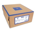 Boîte de 500 enveloppes DL 110x220mm fen 35x100mm vélin Blanc 80g auto-adhésive 10615