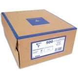 Boîte de 500 enveloppes DL 110x220mm fen 35x100mm vélin Blanc 80g auto-adhésive 10615