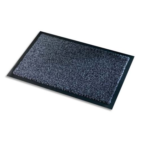 Tapis d'accueil intérieur Premium, en polyamide. Coloris Gris. Dim. 60 x 90 cm, épaisseur 10 mm