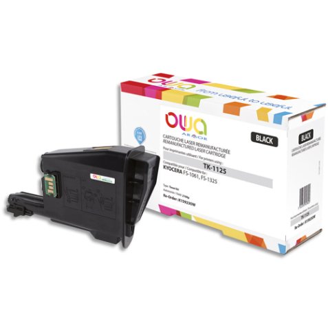 Toner remanufacturé OWA - standard - Noir - pour KYOCERA TK-1125
