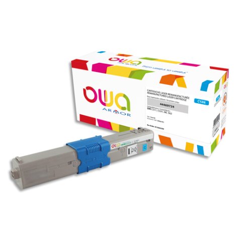 Toner remanufacturé OWA - haute capacité - pour OKI 44469724