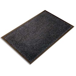 Tapis d'accueil Ultimat Gris vinyle, nylon et fibres renforcées 120 x 180 cm épaisseur 9 mm