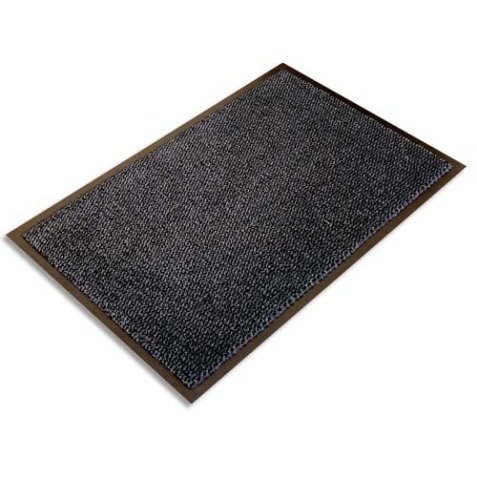 Tapis d'accueil Ultimat Gris vinyle, nylon et fibres renforcées 120 x 180 cm épaisseur 9 mm