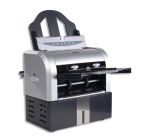 Plieuse à courrier automatique Gris Noir, formats A4 A5, écran LED - Dim : L42,5 x H40 x P36,5 cm