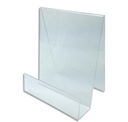 Présentoir de comptoir, A4 portrait, transparent