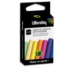 Craie pour tableau - Boîte de 10 couleurs assorties