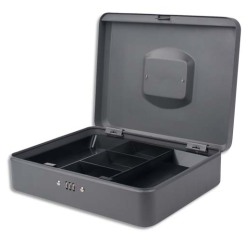 Caisse a monnaie avec serrure à code Pavo 30 cm